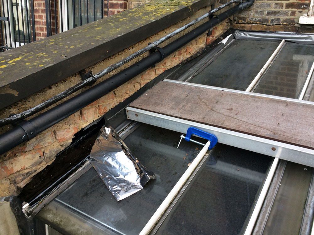 Lead work over glass roof StayDry Roofing Specialists