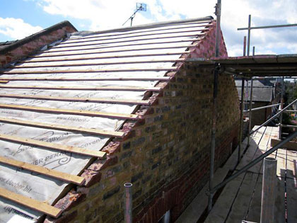 Rebuilding of Gable Apex