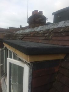 Rebuild dormer window and re-roof